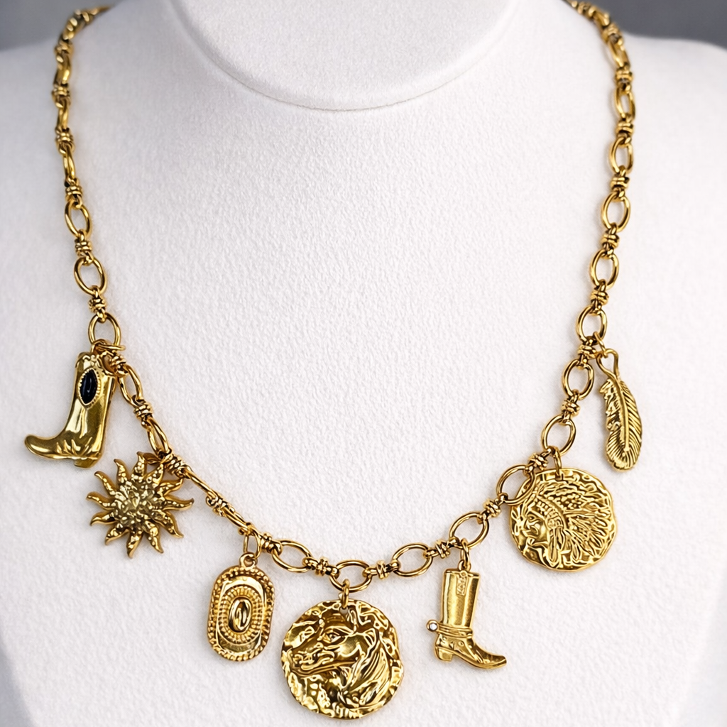 Collier Polly charms signé Milé Mila