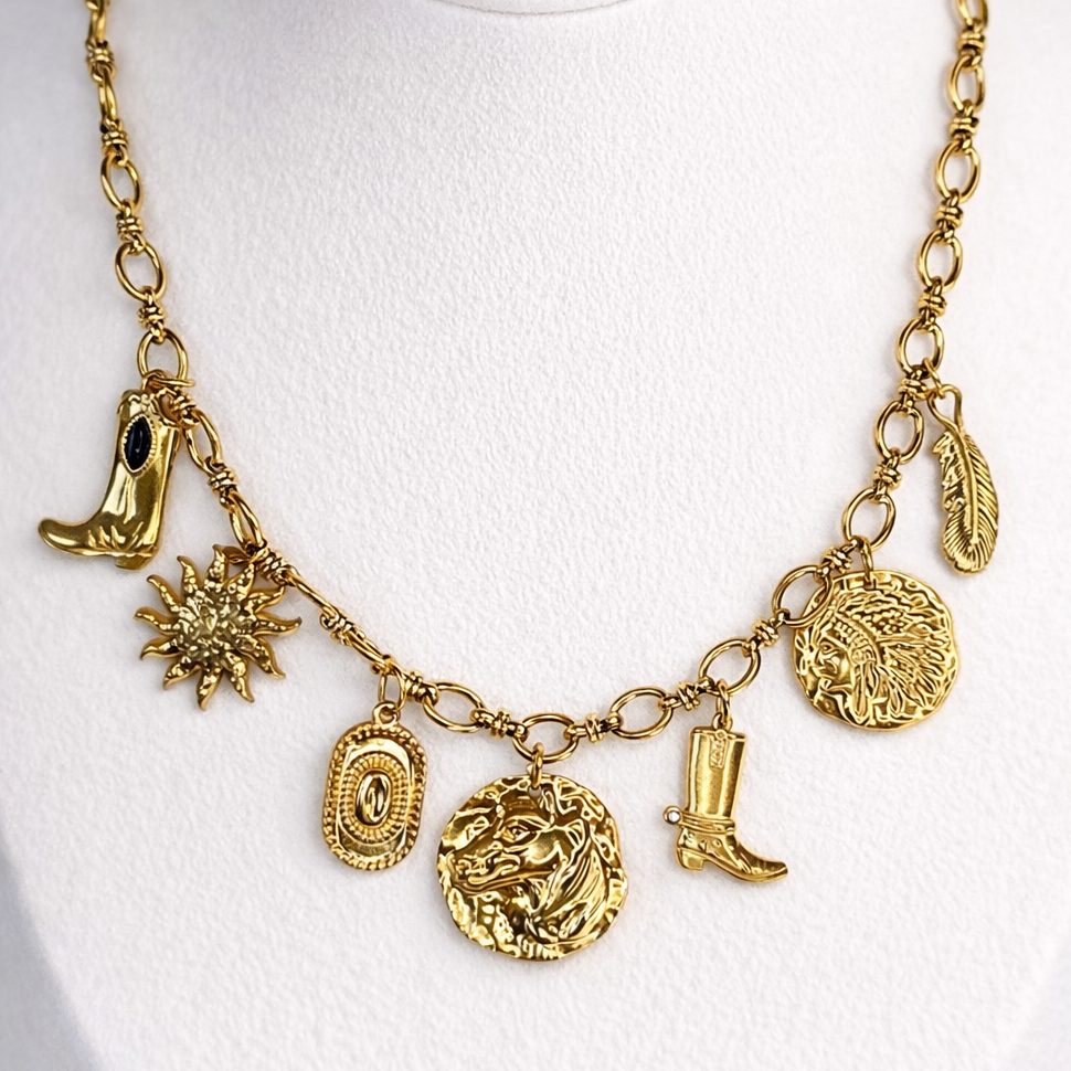 Collier Polly charms signé Milé Mila